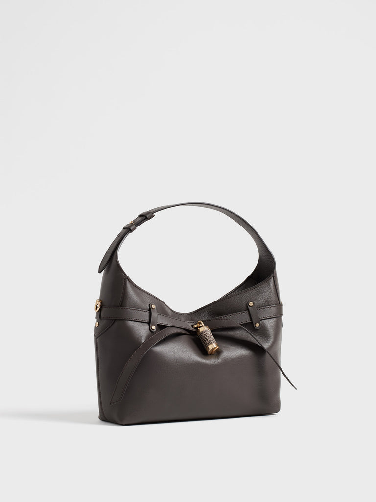 Borsa a spalla in pelle - PREMIERE BORSA HOBO SMALL - Borbonese