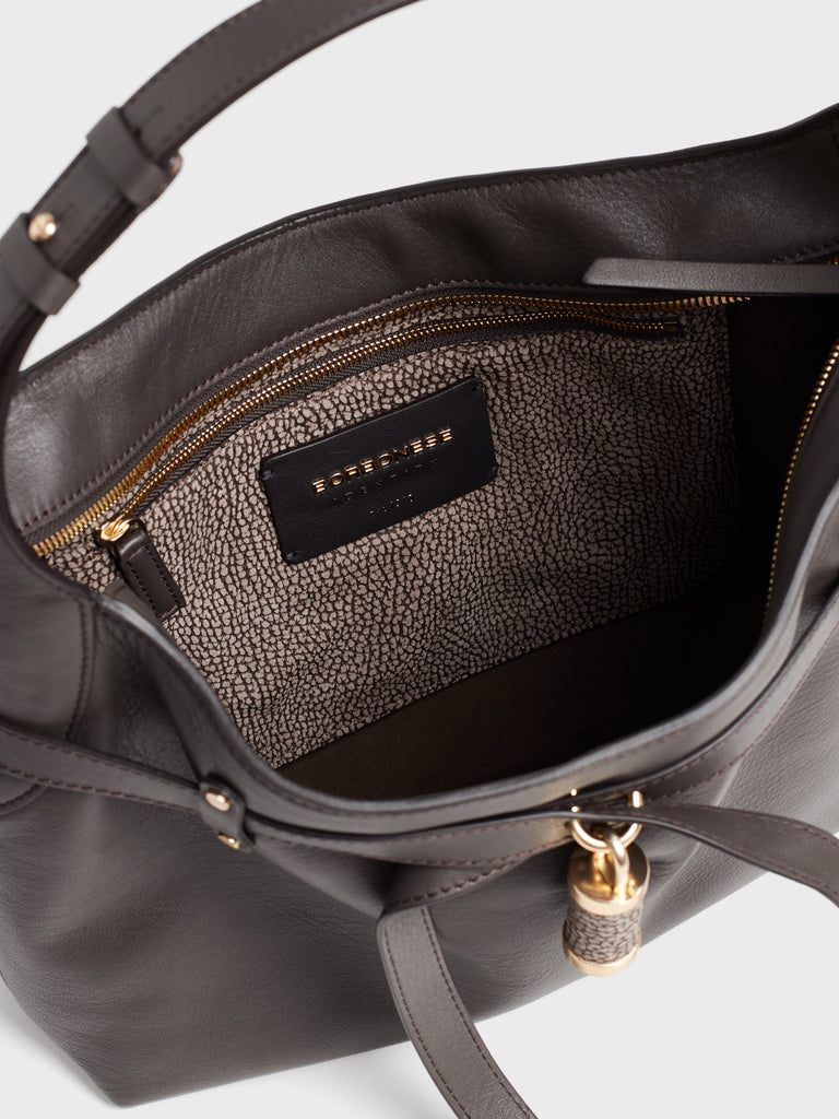 Borsa a spalla in pelle - PREMIERE BORSA HOBO SMALL - Borbonese