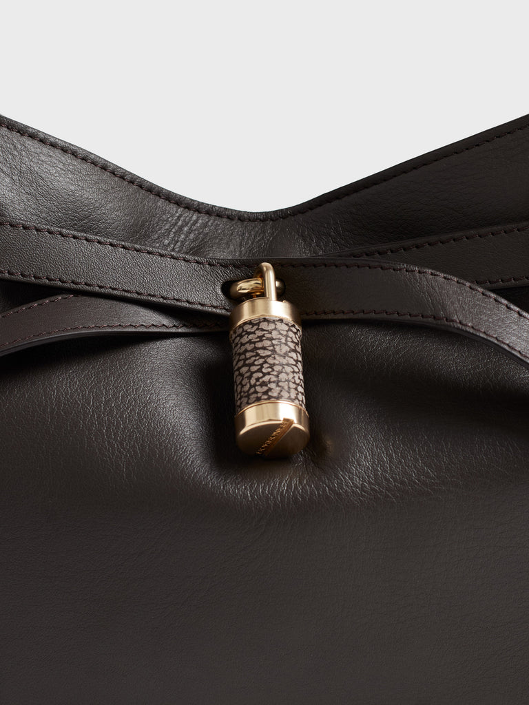 Borsa a spalla in pelle - PREMIERE BORSA HOBO SMALL - Borbonese