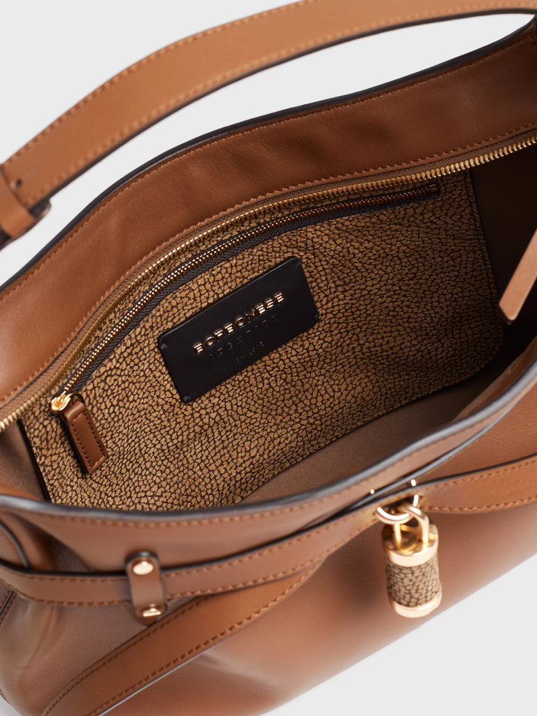 Borsa a spalla in pelle - PREMIERE BORSA HOBO SMALL - Borbonese