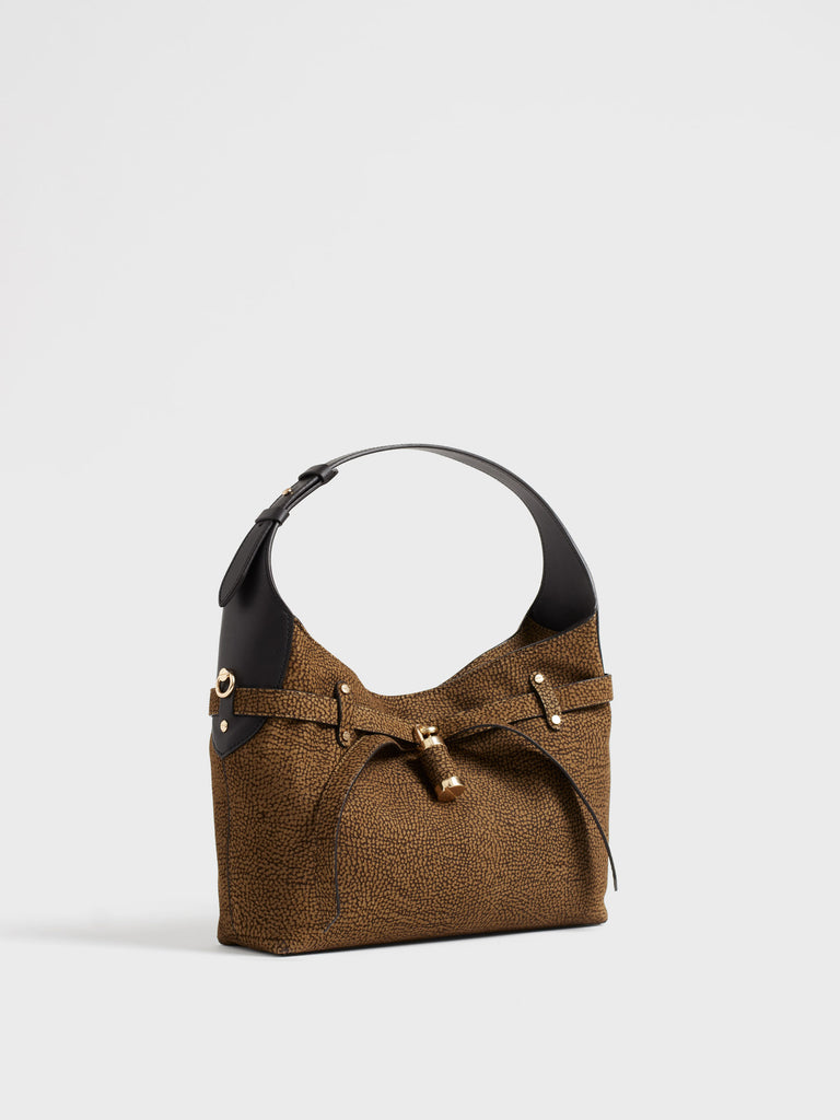 Borsa a spalla in pelle - PREMIERE BORSA HOBO SMALL - Borbonese