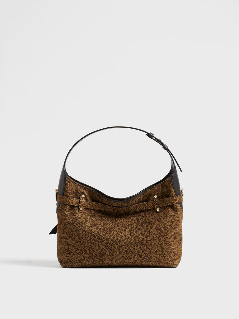 Borsa a spalla in pelle - PREMIERE BORSA HOBO SMALL - Borbonese