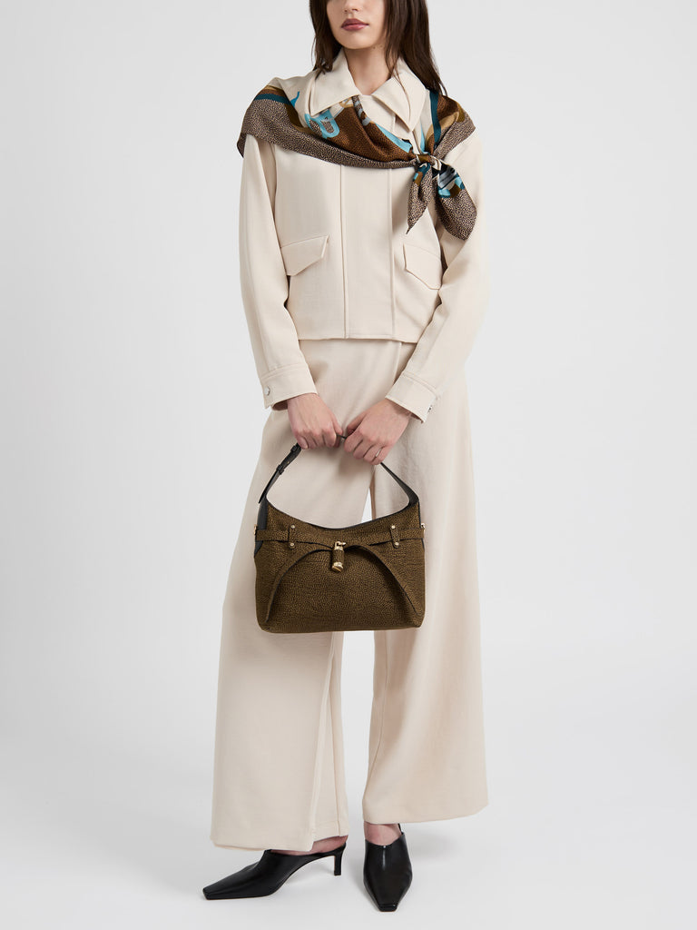 Borsa a spalla in pelle - PREMIERE BORSA HOBO SMALL - Borbonese
