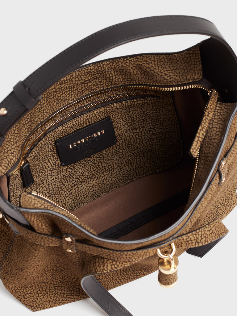 Borsa a spalla in pelle - PREMIERE BORSA HOBO SMALL - Borbonese