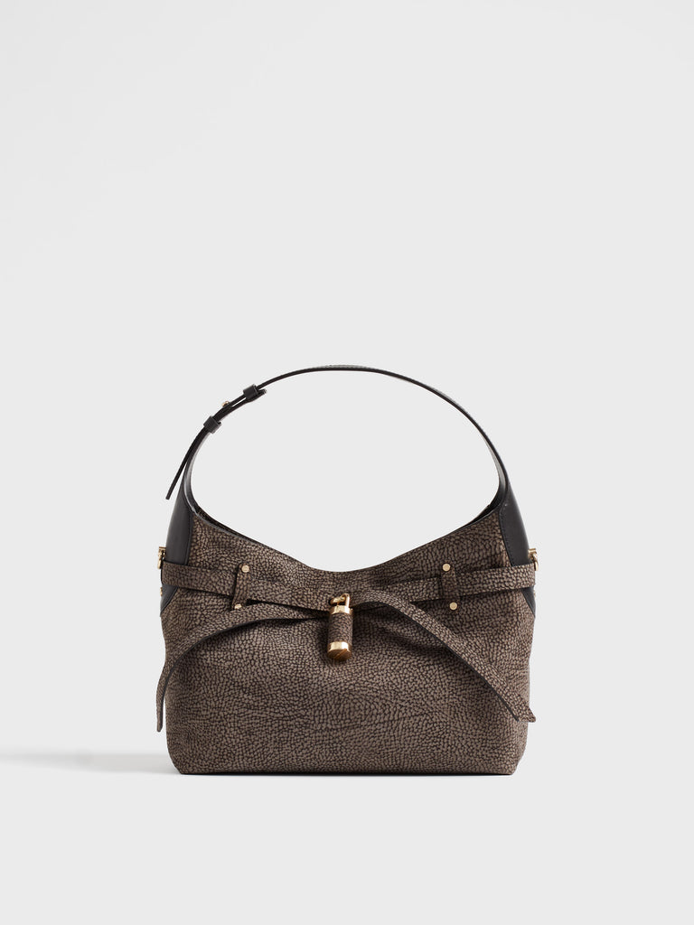 Borsa a spalla in pelle - PREMIERE BORSA HOBO SMALL - Borbonese