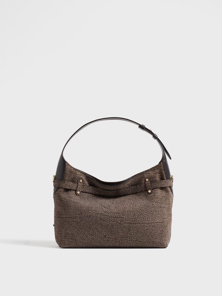 Borsa a spalla in pelle - PREMIERE BORSA HOBO SMALL - Borbonese