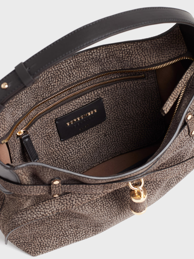 Borsa a spalla in pelle - PREMIERE BORSA HOBO SMALL - Borbonese