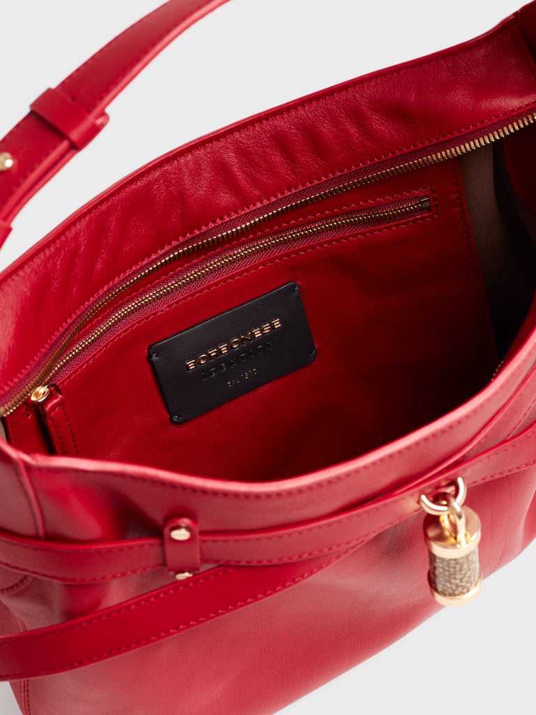 Borsa a spalla in pelle - PREMIERE BORSA HOBO SMALL - Borbonese