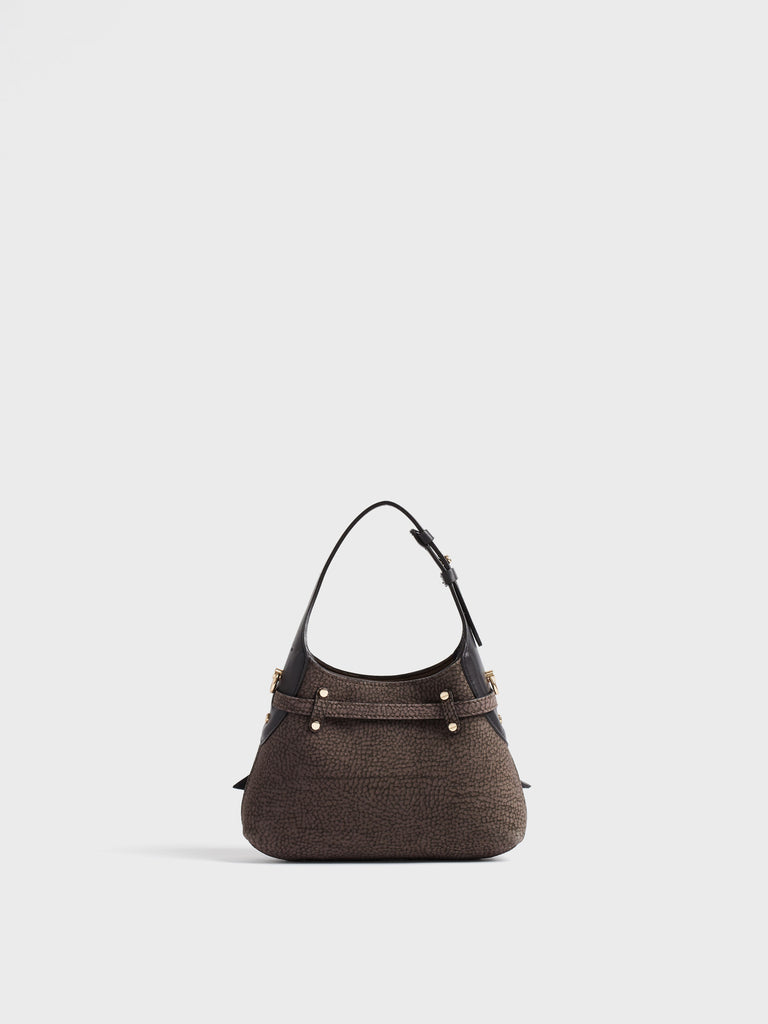 Borsa a tracolla in Camoscio Op - B-HALO BORSA MINI  - Borbonese