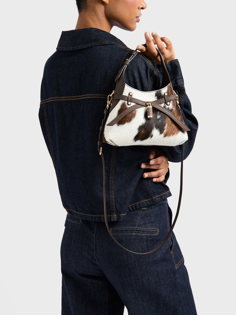 Borsa a tracolla in Pelle - B-HALO BORSA MINI  - Borbonese