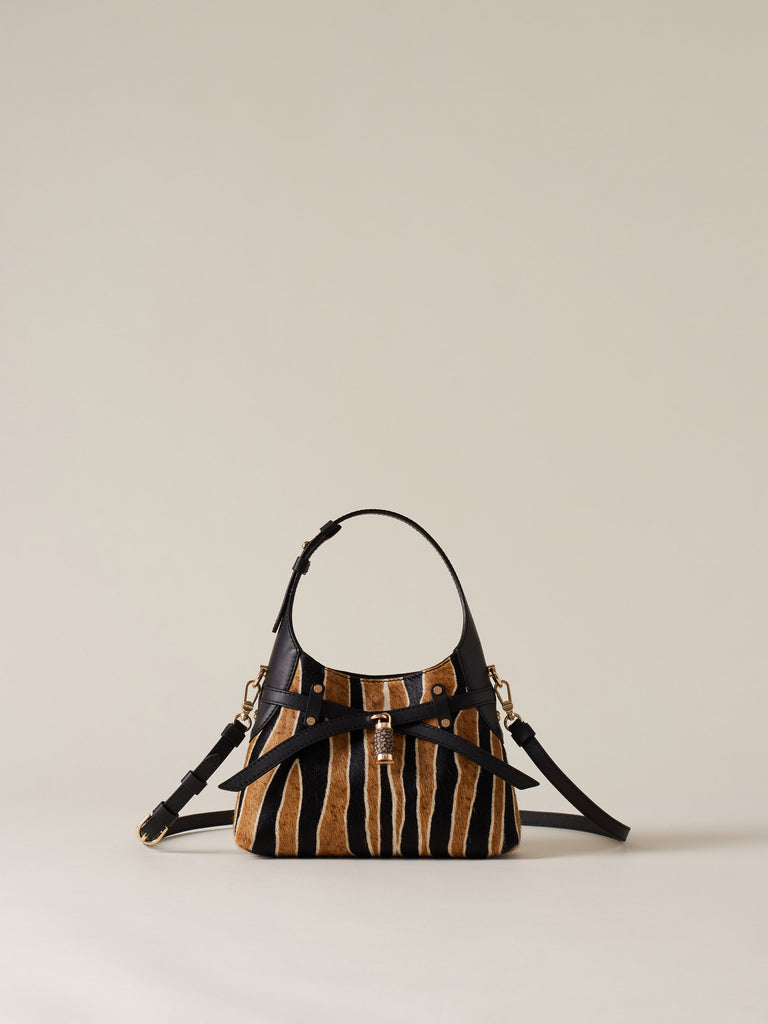 Borsa a tracolla in Cavallino - HALO MINI BAG - Borbonese