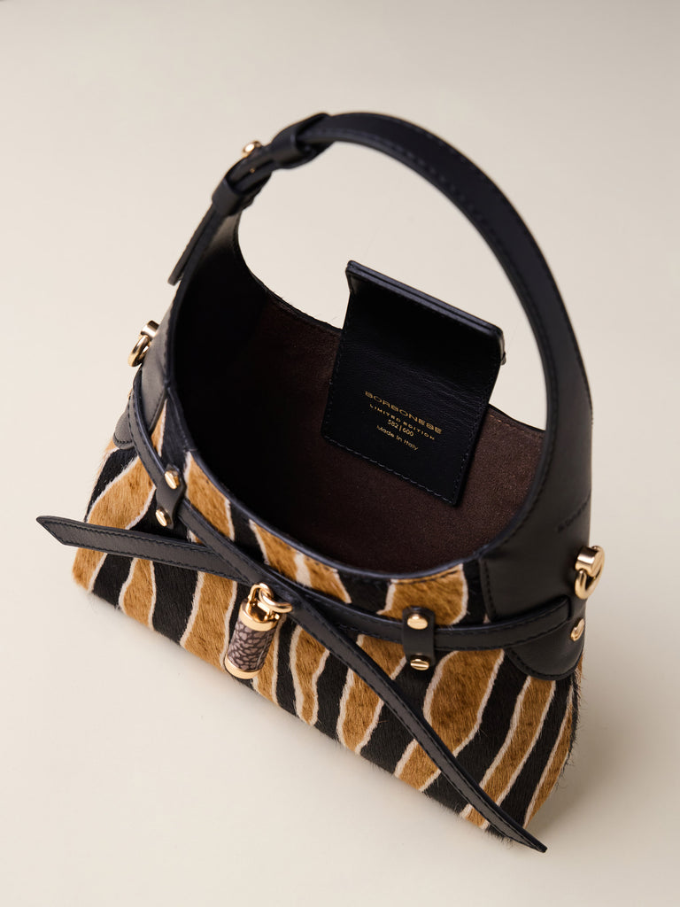 Borsa a tracolla in Cavallino - HALO MINI BAG - Borbonese