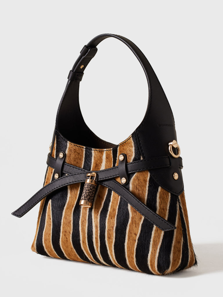Borsa a tracolla in Cavallino - HALO MINI BAG - Borbonese