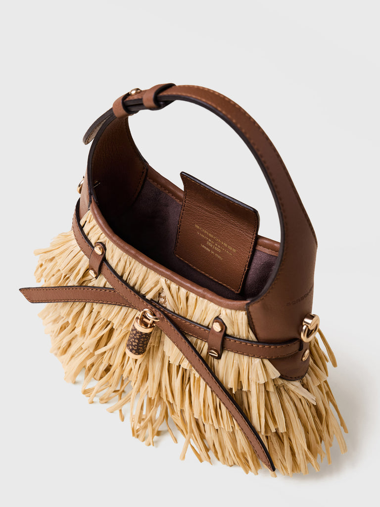 Borsa a tracolla in Paglia - HALO MINI BAG - Borbonese