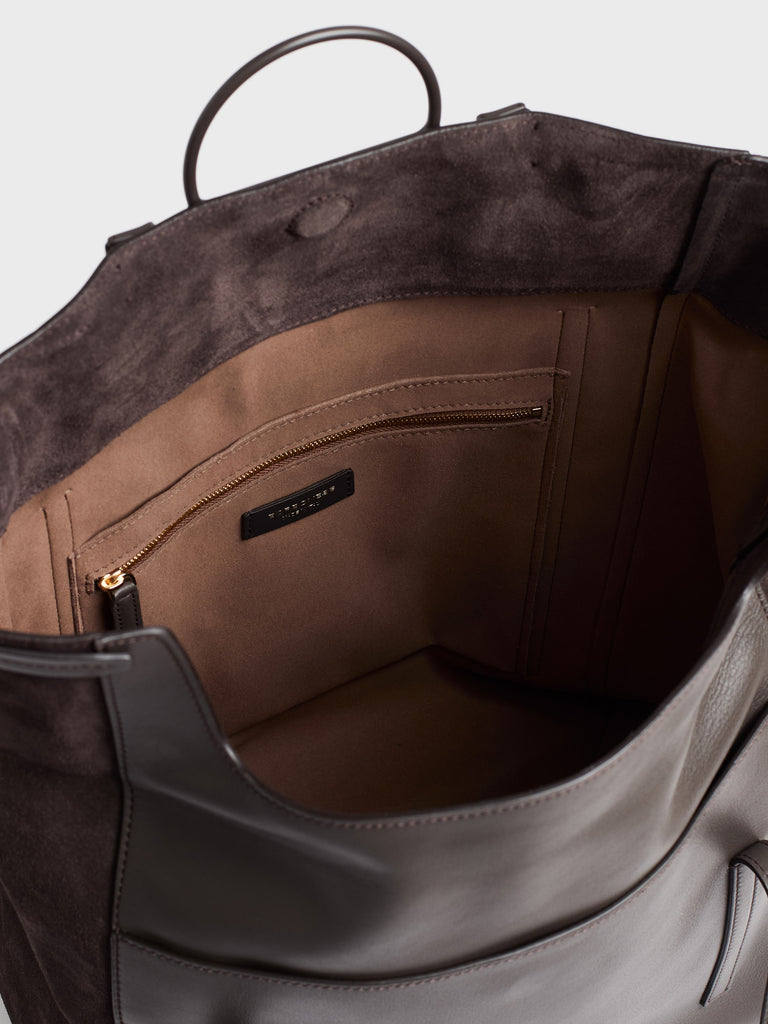 Borsa a spalla in pelle - WAVE SHOPPING LARGE - Borbonese