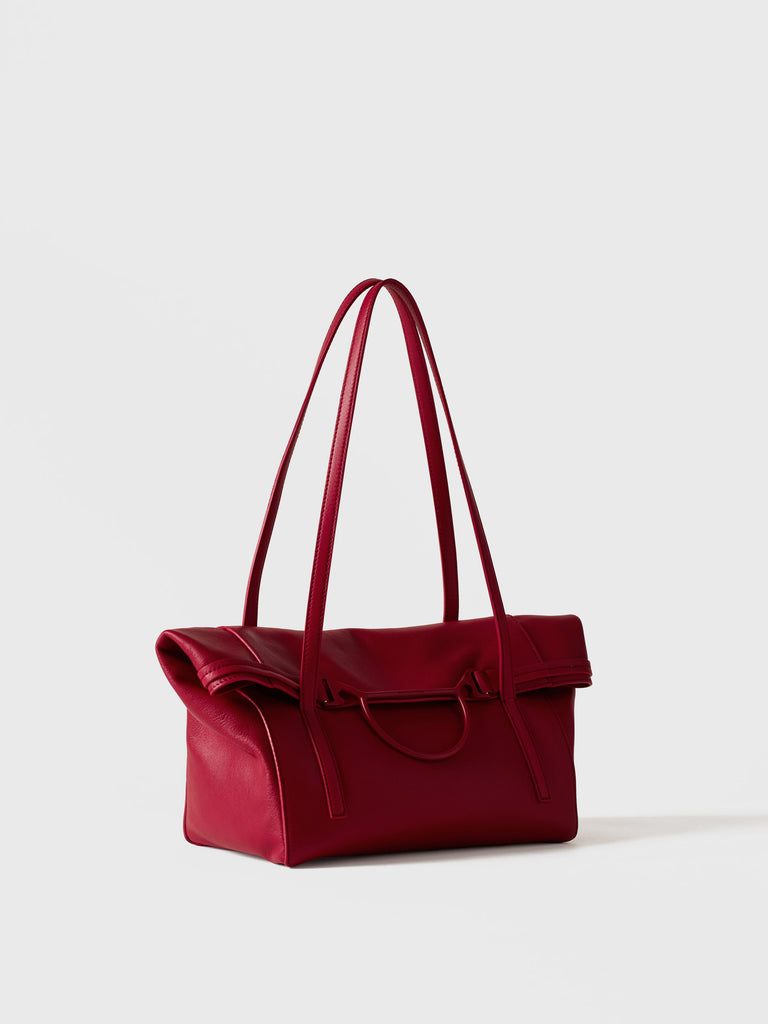 Leather shoulder bag - WAVE SHOPPING MEDIUM - Borbonese