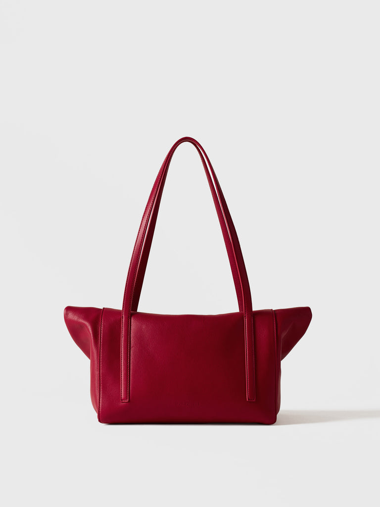 Leather shoulder bag - WAVE SHOPPING MEDIUM - Borbonese