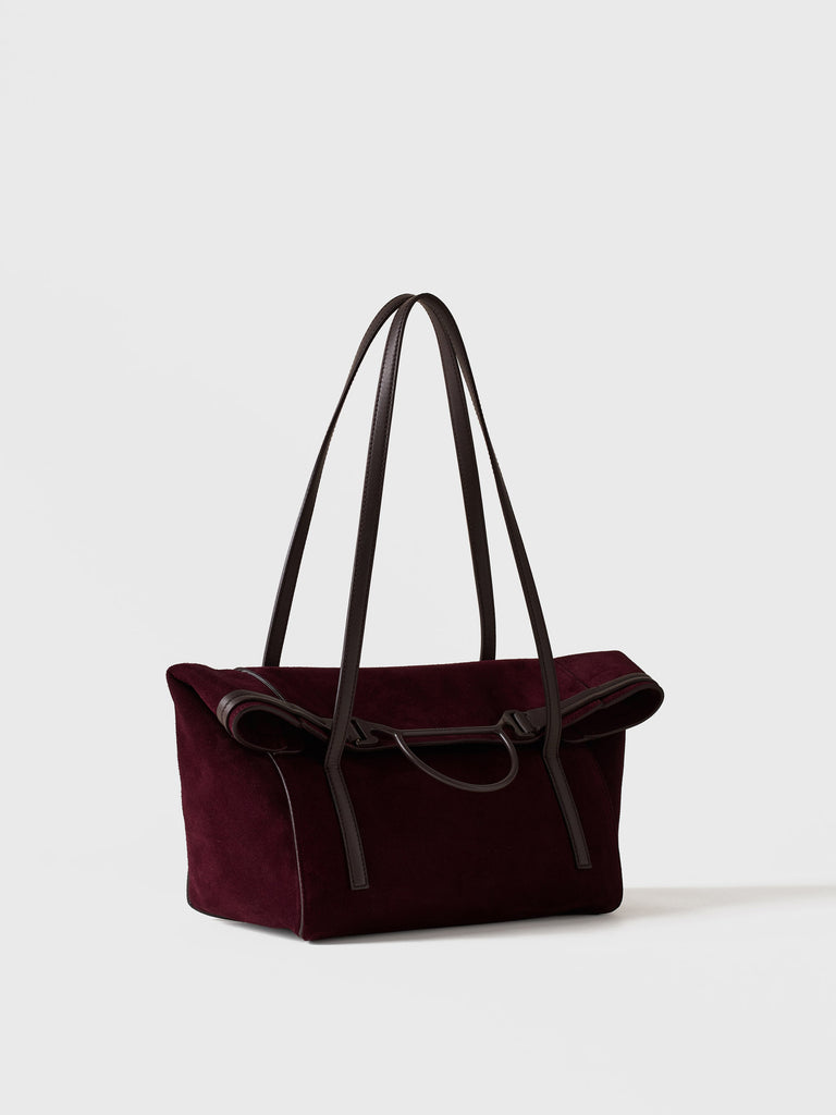 Leather shoulder bag - WAVE SHOPPING MEDIUM - Borbonese
