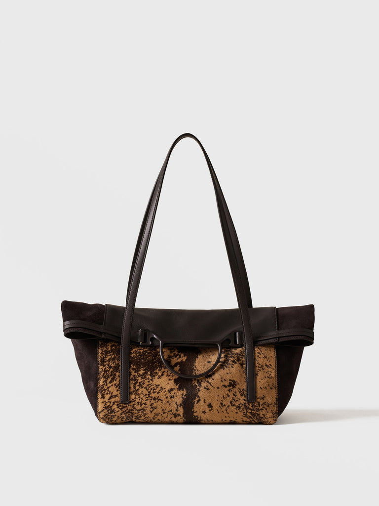 Borsa a spalla in pelle - WAVE SHOPPING MEDIUM - Borbonese