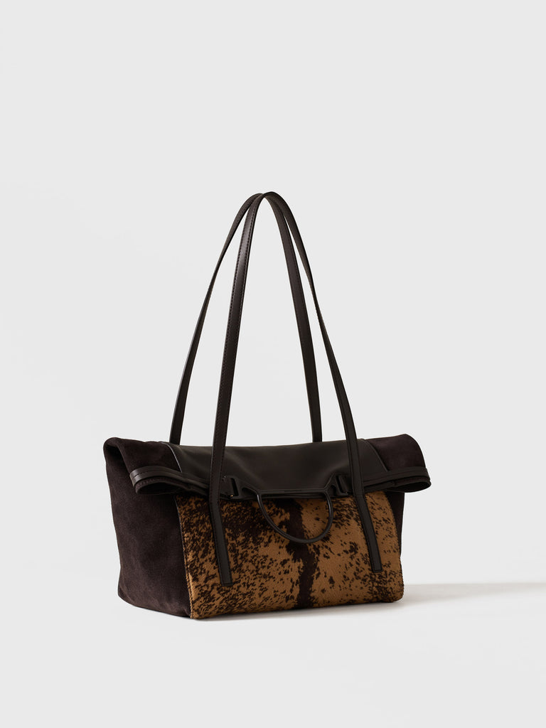 Borsa a spalla in pelle - WAVE SHOPPING MEDIUM - Borbonese