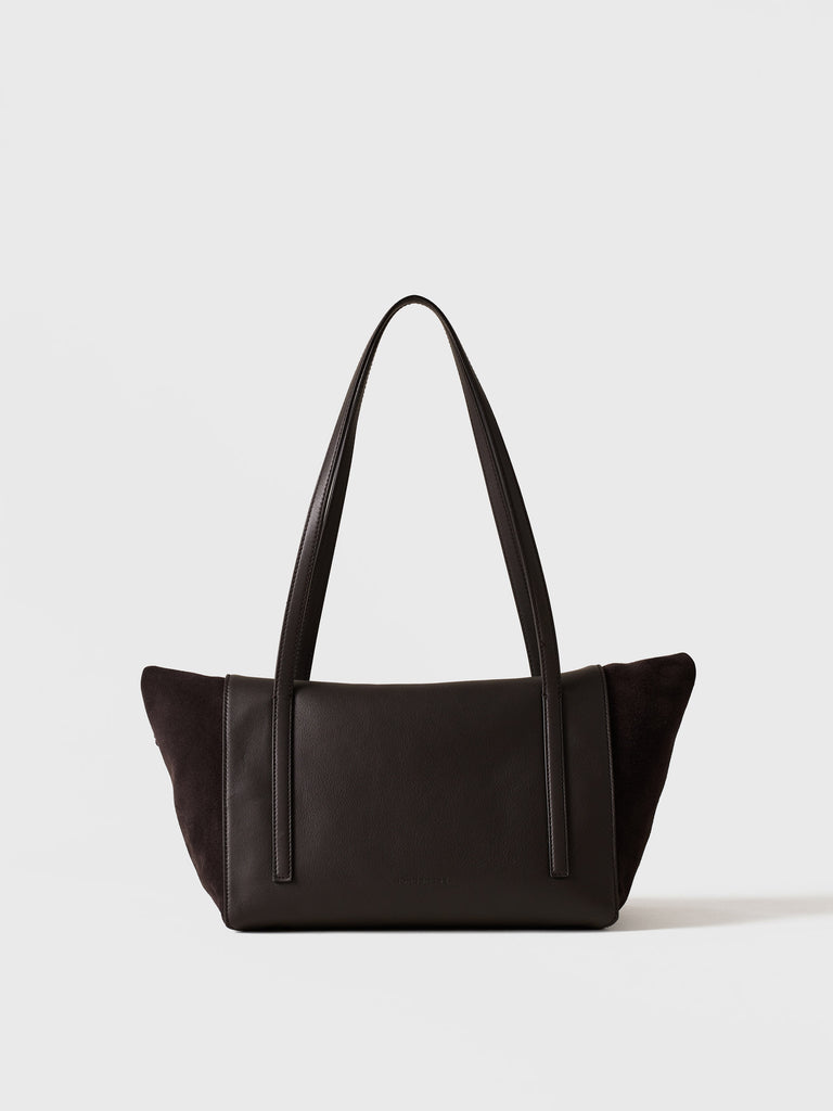 Borsa a spalla in pelle - WAVE SHOPPING MEDIUM - Borbonese
