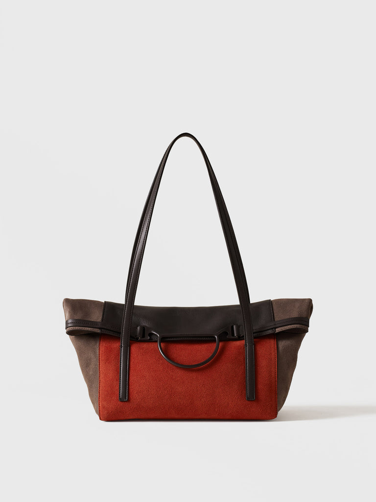 Borsa a spalla in pelle - WAVE SHOPPING MEDIUM - Borbonese