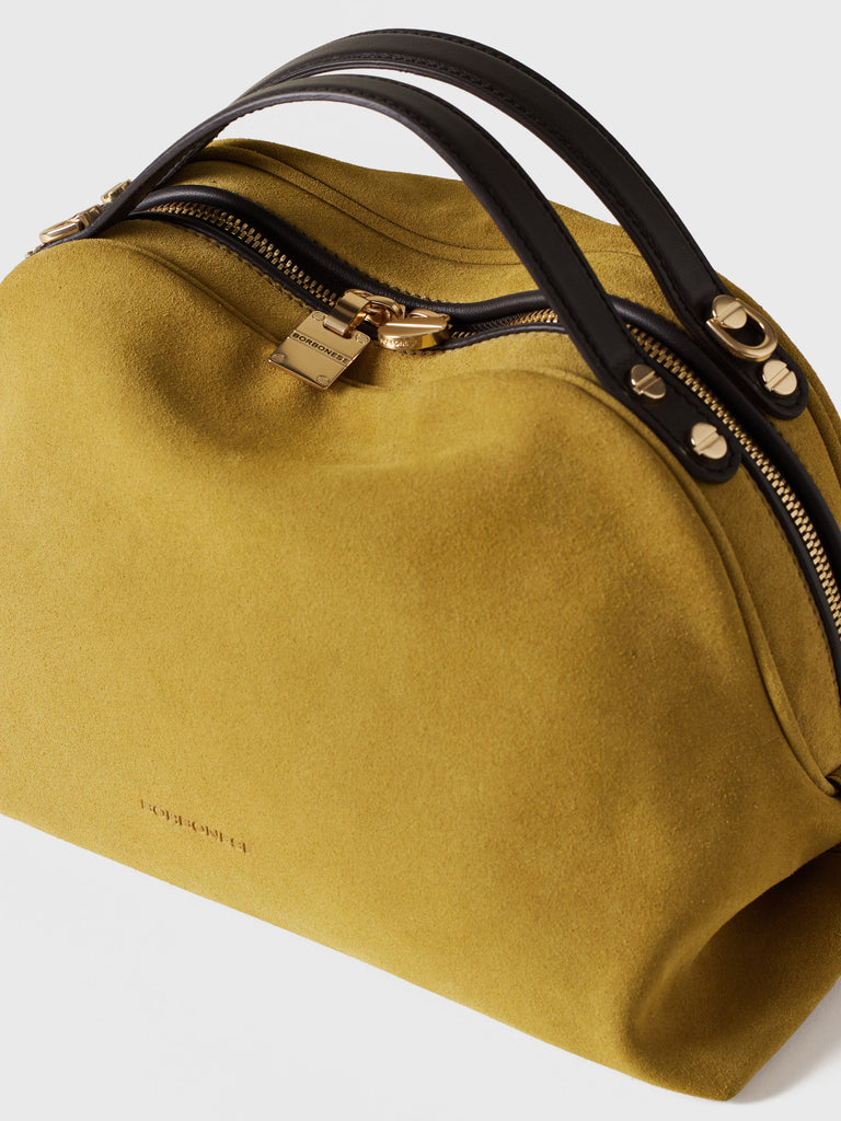 Leather Crossbody Bag - Small Boston Bag - Borbonese