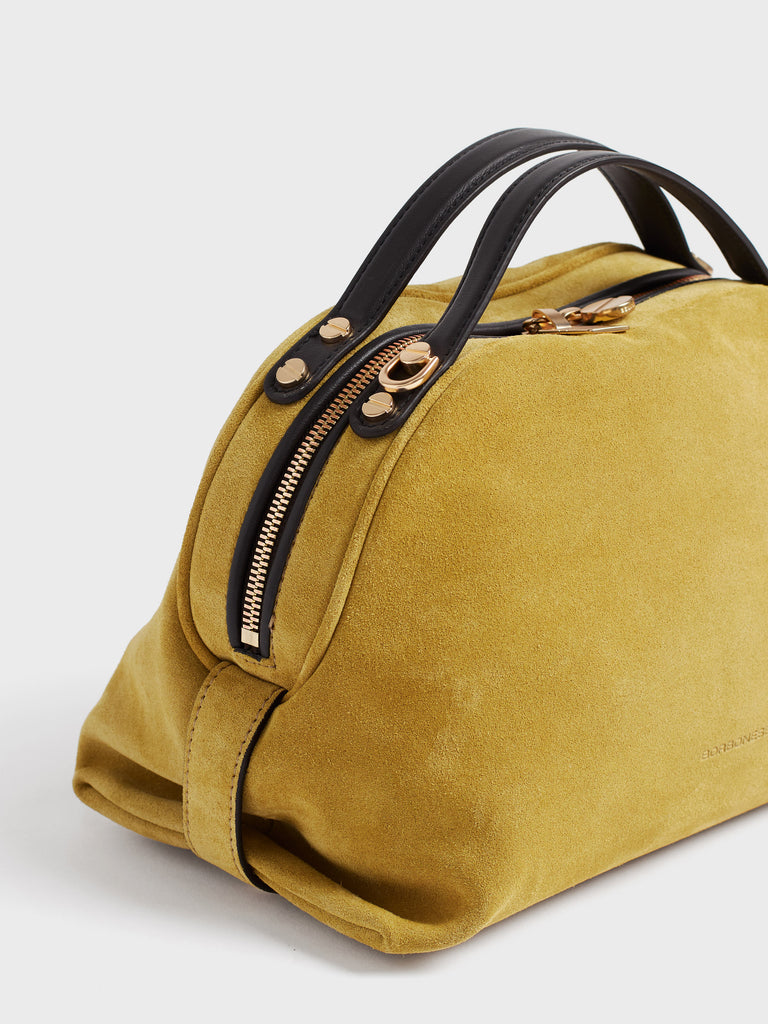 Leather Crossbody Bag - Small Boston Bag - Borbonese