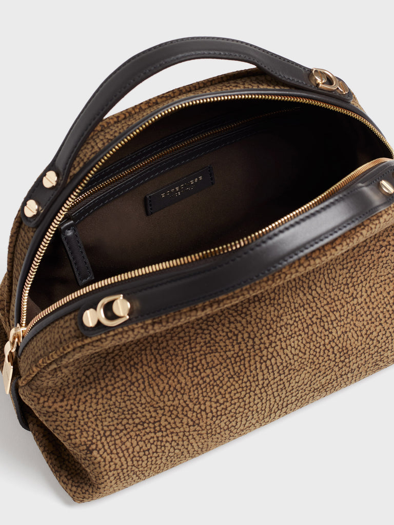 Borsa a tracolla in Camoscio Op - BAULETTO SMALL - Borbonese