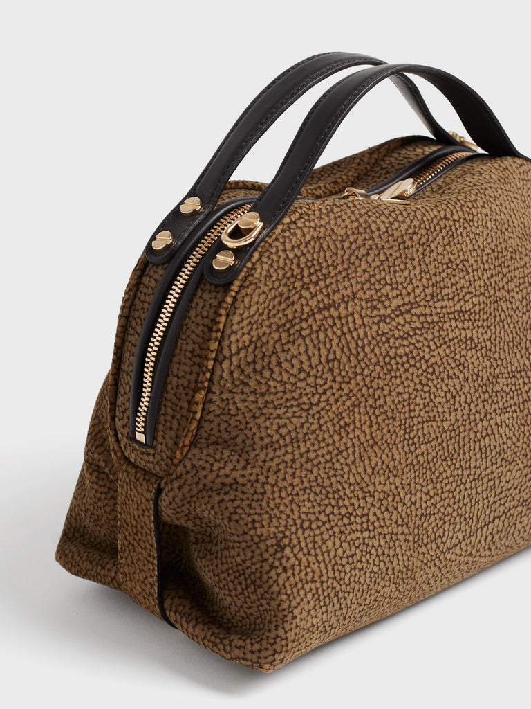 Borsa a tracolla in Camoscio Op - BAULETTO SMALL - Borbonese