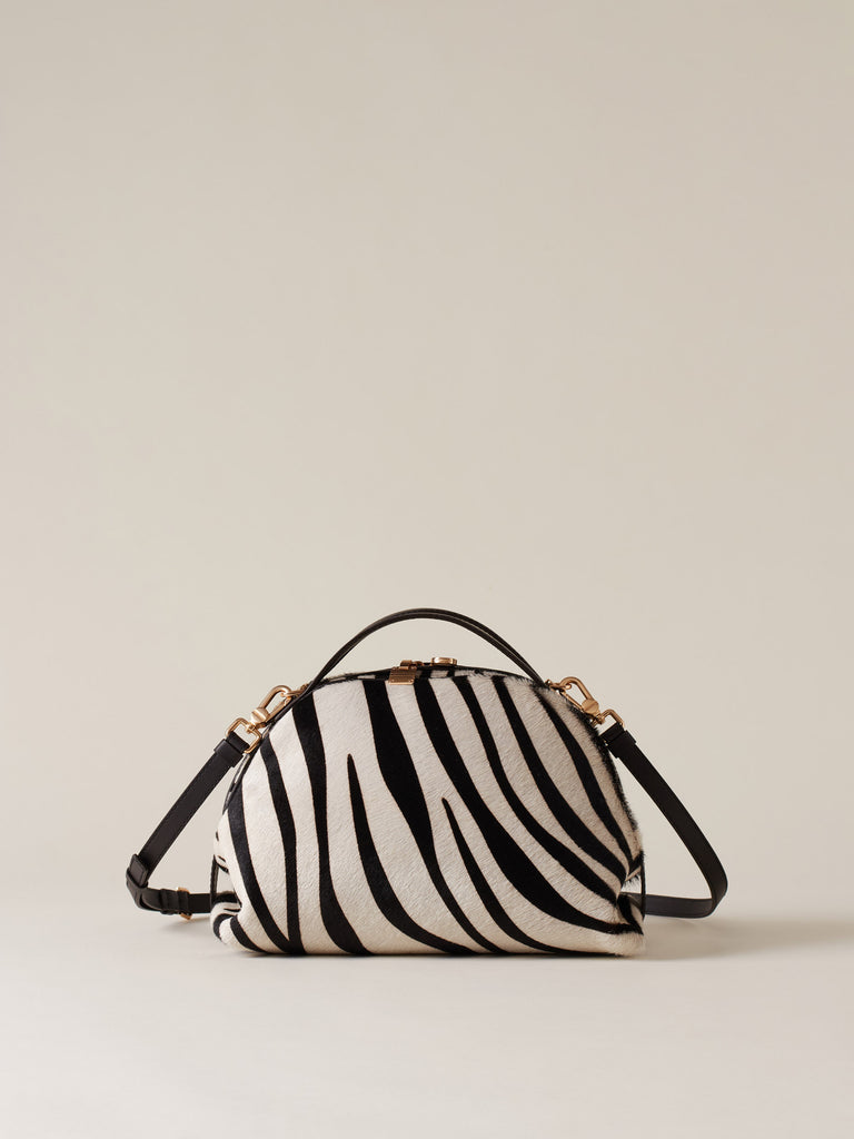 Calf hair Shoulder bag - BOWLER BAG SMALL - Borbonese