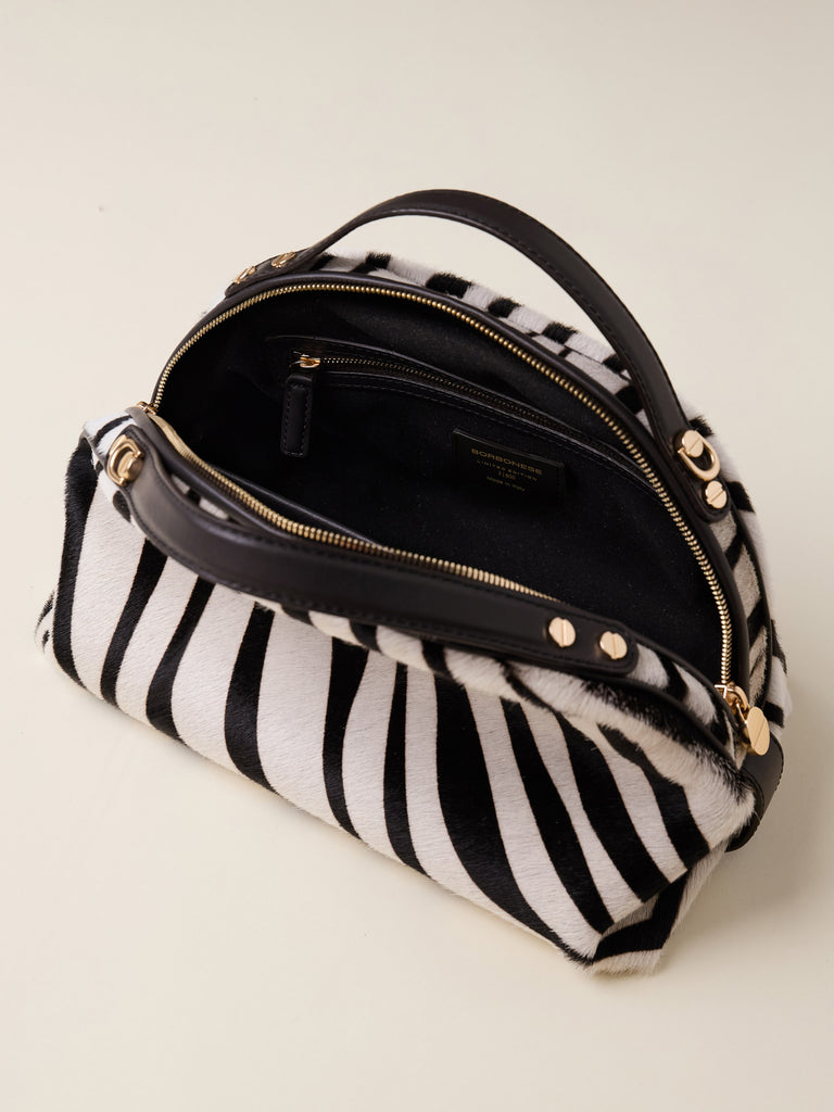 Calf hair Shoulder bag - BOWLER BAG SMALL - Borbonese