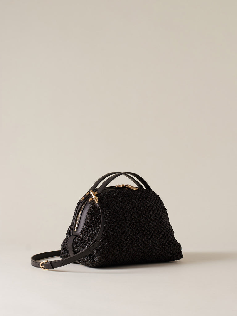 Borsa a tracolla in tessuto - BAULETTO SMALL - Borbonese