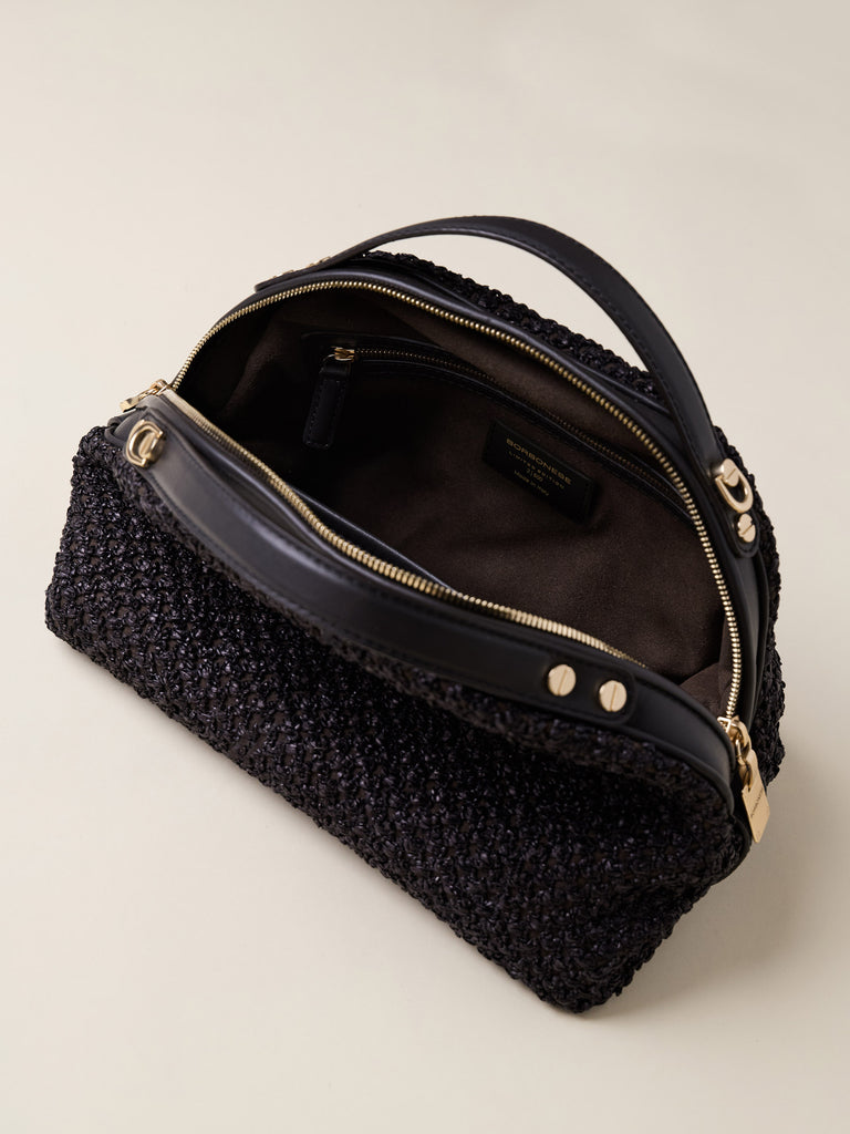 Borsa a tracolla in tessuto - BAULETTO SMALL - Borbonese