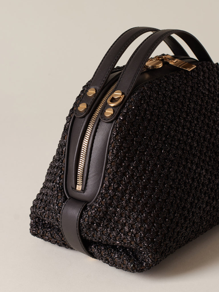 Borsa a tracolla in tessuto - BAULETTO SMALL - Borbonese