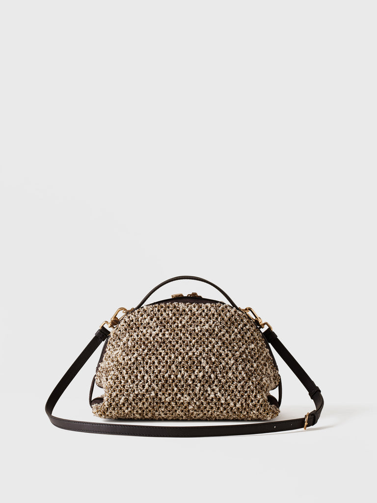 Borsa a tracolla in tessuto - BAULETTO SMALL - Borbonese
