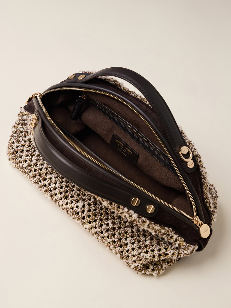 Borsa a tracolla in tessuto - BAULETTO SMALL - Borbonese
