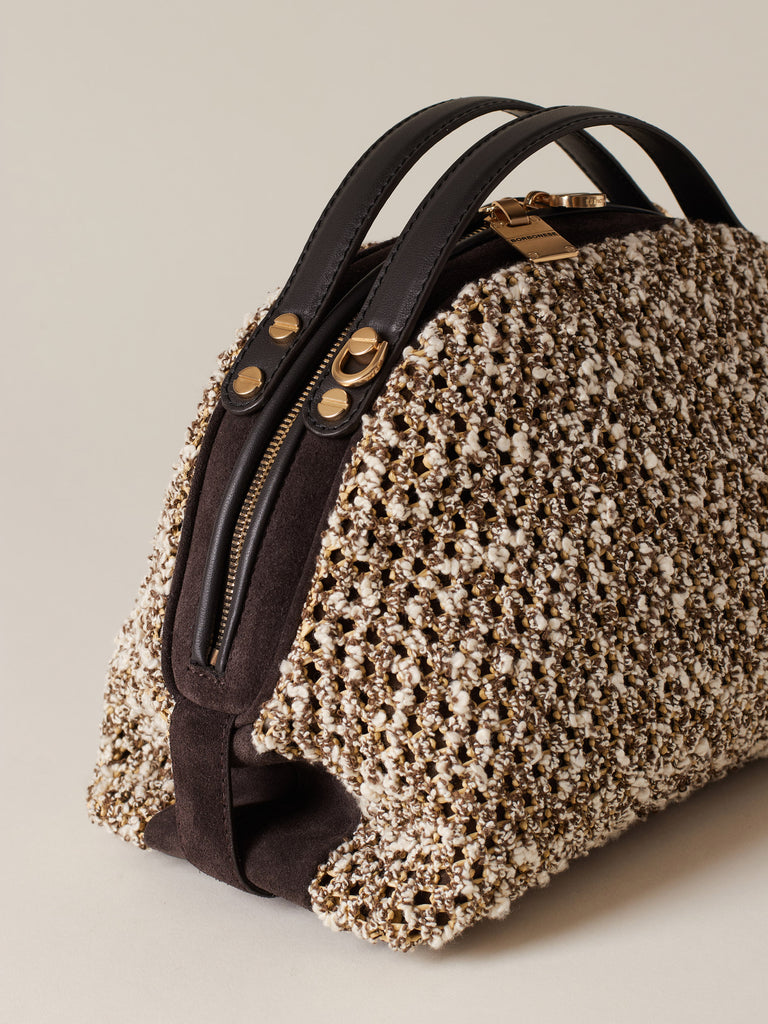 Borsa a tracolla in tessuto - BAULETTO SMALL - Borbonese