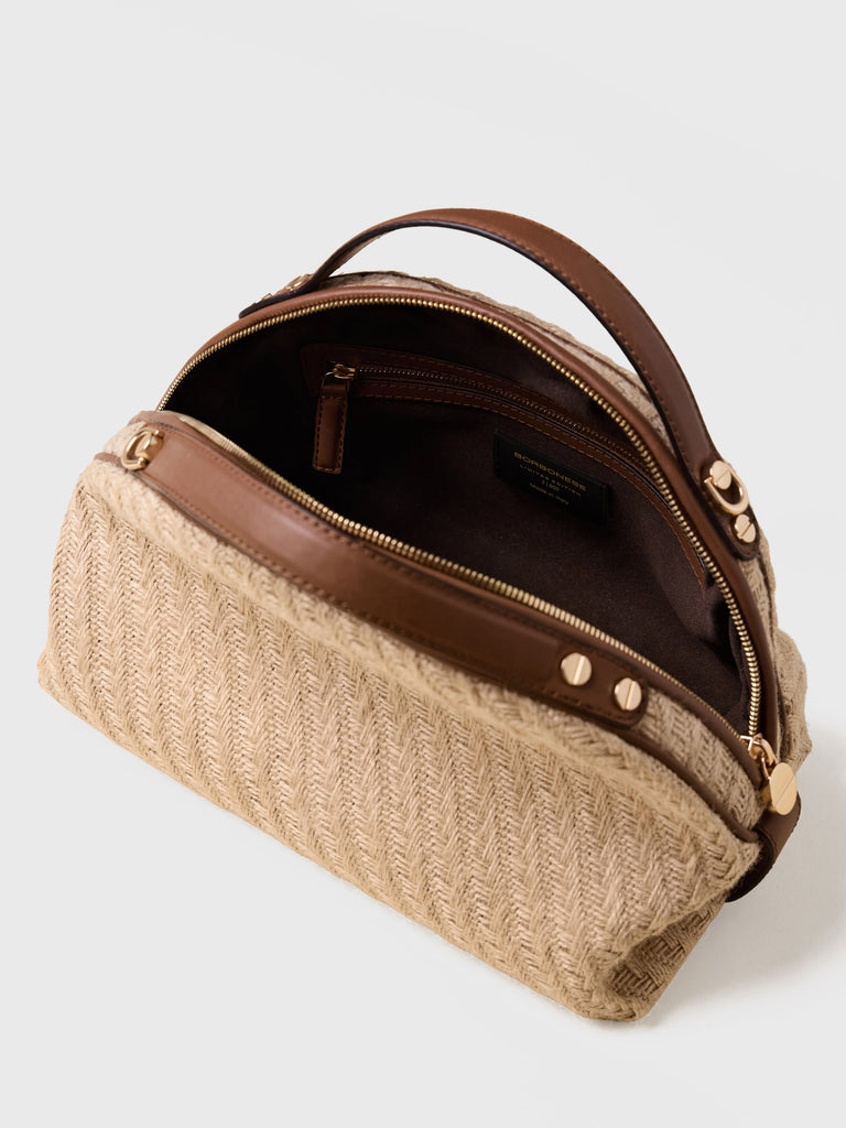 Borsa a tracolla in Tessuto - BAULETTO SMALL - Borbonese