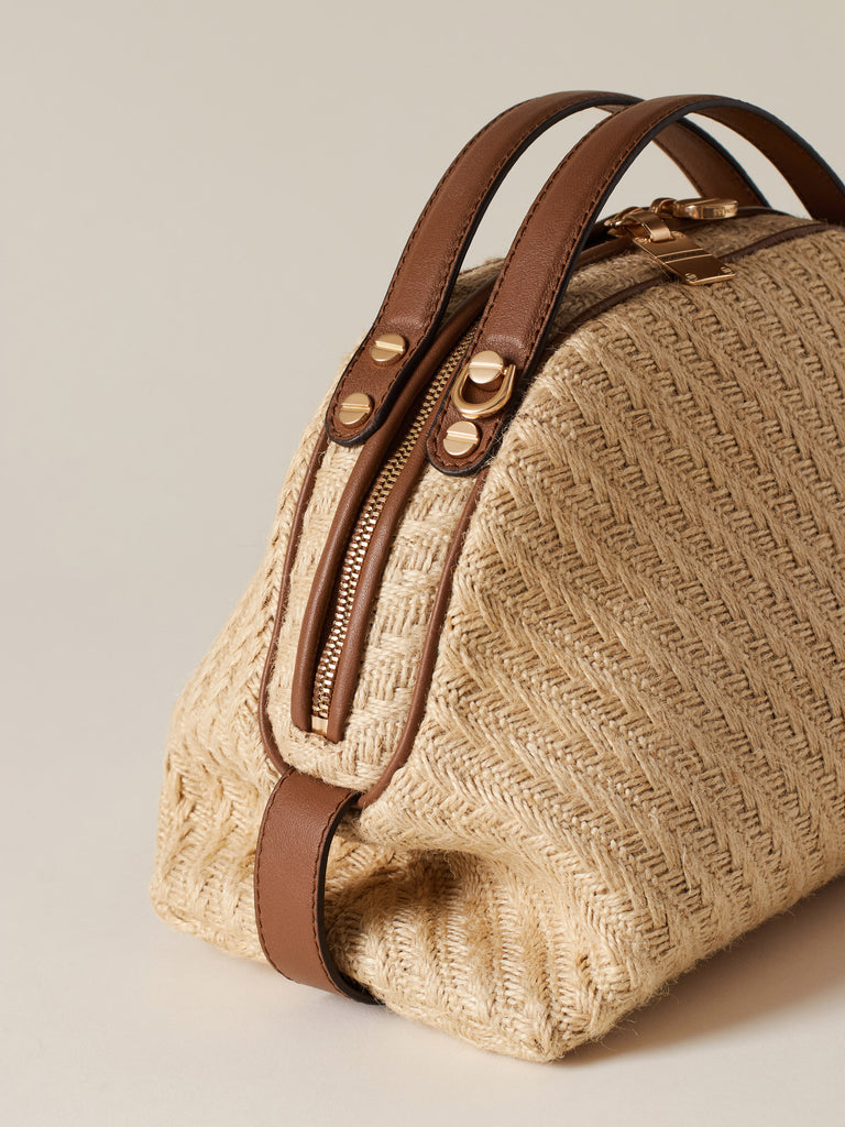 Fabric Shoulder bag - BOWLER BAG SMALL - Borbonese