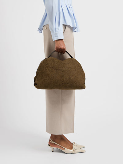 BAULETTO MEDIUM  - Camoscio OP - Borbonese