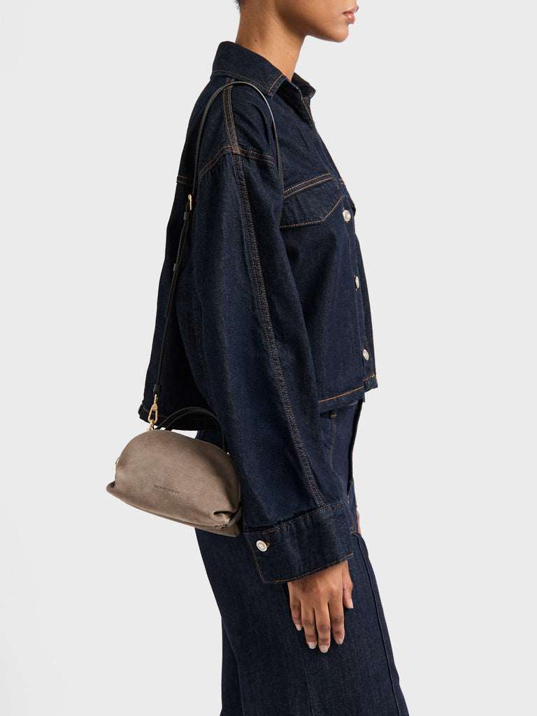 Borsa a tracolla in pelle - BAULETTO MINI - Borbonese