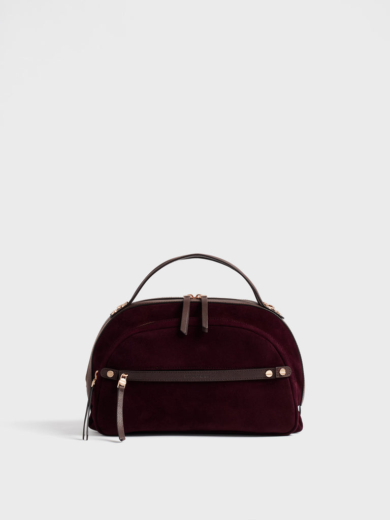 Leather shoulder bag - GALLERY BAULETTO MEDIUM - Borbonese