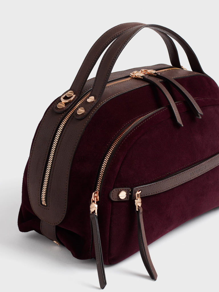 Leather shoulder bag - GALLERY BAULETTO MEDIUM - Borbonese
