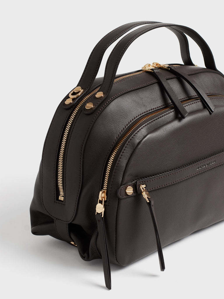 Borsa a tracolla in pelle - GALLERY BAULETTO MEDIUM - Borbonese