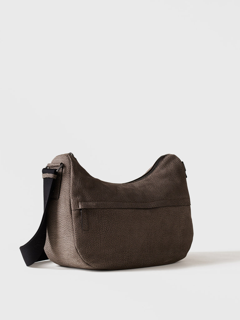 Borsa a tracolla in pelle - TROTTER LUNA BAG LARGE - Borbonese