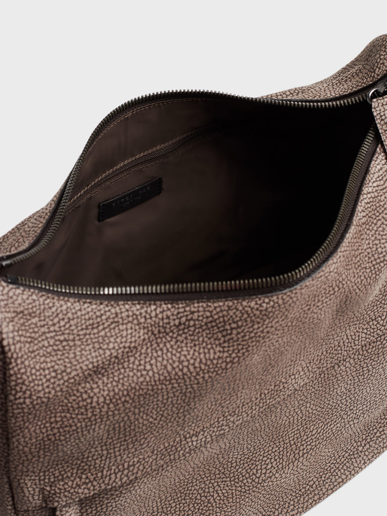 Borsa a tracolla in pelle - TROTTER LUNA BAG LARGE - Borbonese