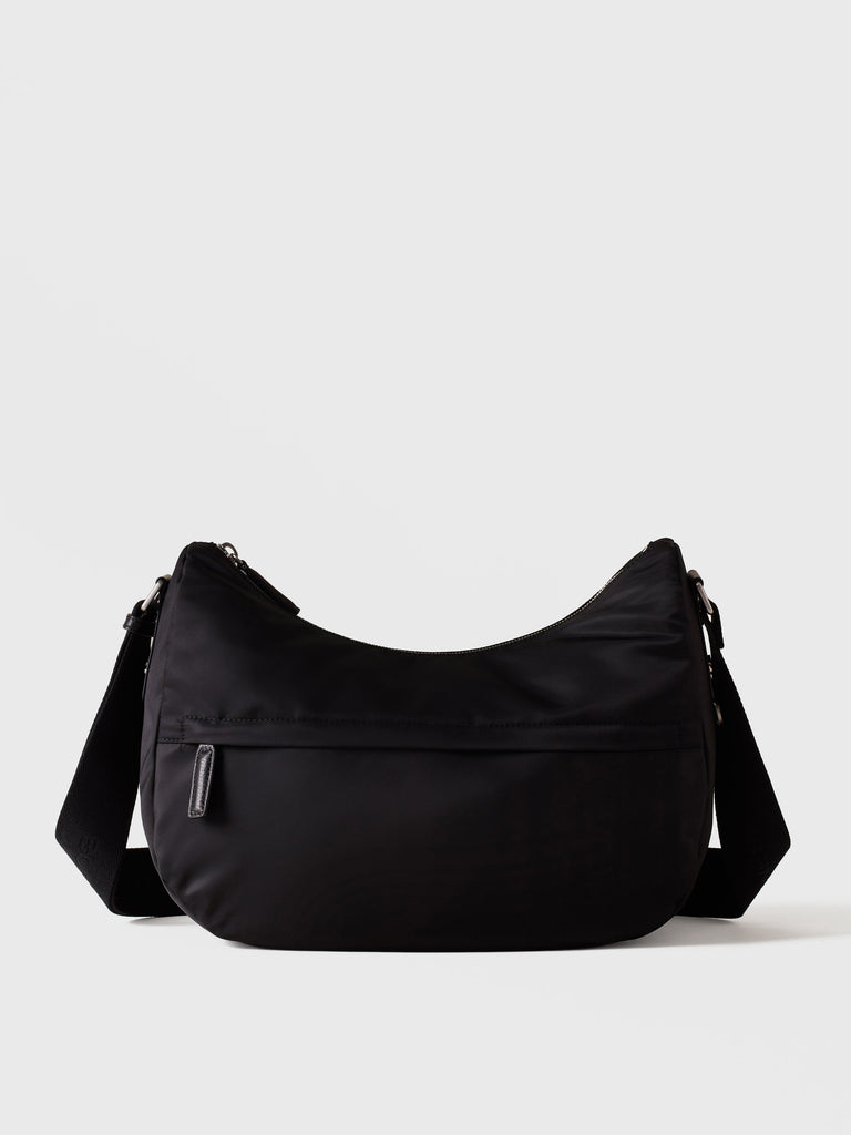 Borsa a tracolla in tessuto e pelle - TROTTER LUNA BAG LARGE - Borbonese