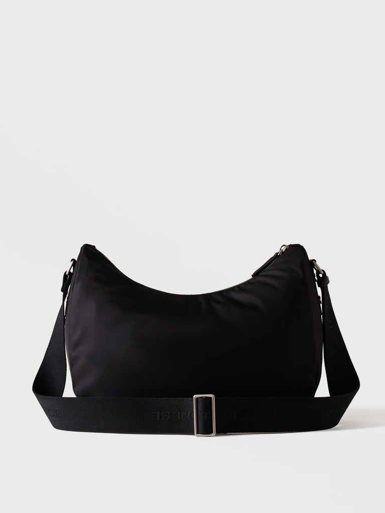 Borsa a tracolla in tessuto e pelle - TROTTER LUNA BAG LARGE - Borbonese