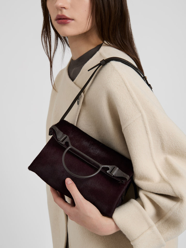 Leather shoulder bag - WAVE SHOULDER STRAP SMALL - Borbonese